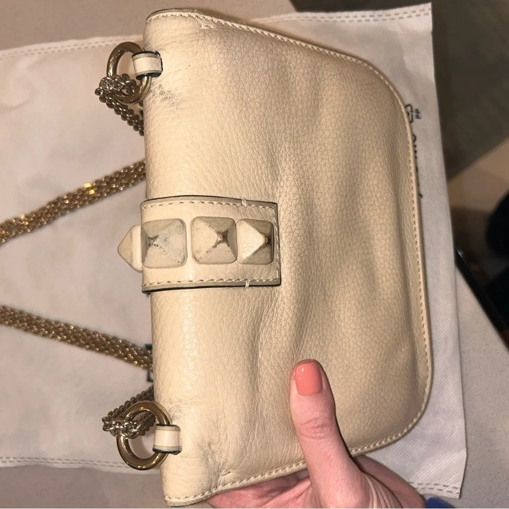 Valentino Garavani Rockstud Cream Bag - Picture 10 of 10